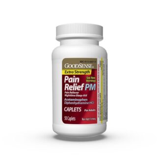 GoodSense Pain Relief PM XS 500 Mg/ 25 Mg Caplets 50 CT