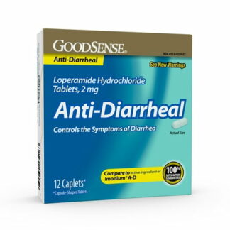 GoodSense Loperamide Hci 2 Mg Anti-Diarrheal Cplts 12 CT