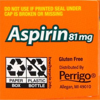 GoodSense Aspirin 81 Mg Low Dose Chew Tabs Orange 36 CT