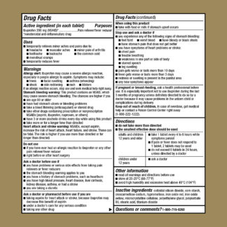GoodSense Ibuprofen 200 Mg Brown Coated Tablets 100 CT