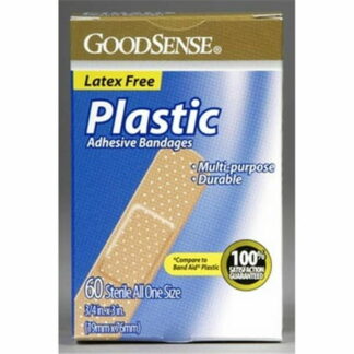 GoodSense Plastic Adhesive (3/4" X 3") 60 CT