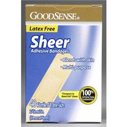 GoodSense Sheer Adhesive (3/4" X 3") 40 CT