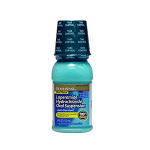 GoodSense Loperamide Hci 1 Mg Anti-Diarrheal Mint Liquid 4 oz