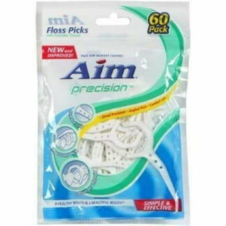 Aim Floss Picks Precision™ With Fluoridex Thread Unflavored 60 CT