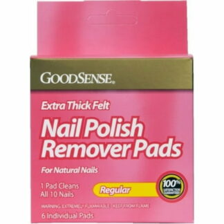 GoodSense Nail Polish Remover Pads Regular - For Natural Nails 6 CT
