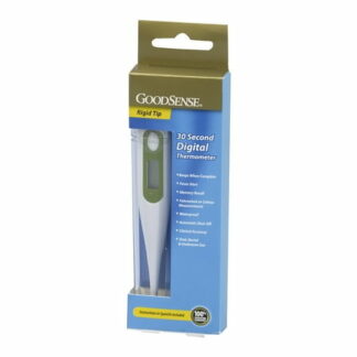 GoodSense Digital Thermometer 30 Second Rigid Tip W/ 5-Probe Covers 1 + 5